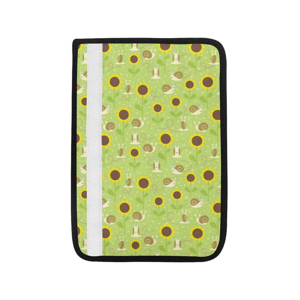 Snail Pattern Print Design 01 Car Seat Belt Cover