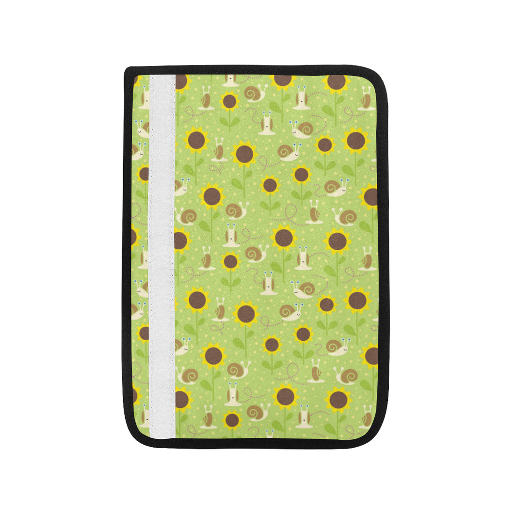 Snail Pattern Print Design 01 Car Seat Belt Cover