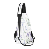 Hand painting Watercolor Lavender All Over Print Chest Bag