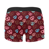 Pretzels Pattern Print Design 05 Men's All Over Print Boxer Briefs Men's Underwear