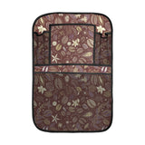 Coffee bean flower pattern Car Seat Back Organizer