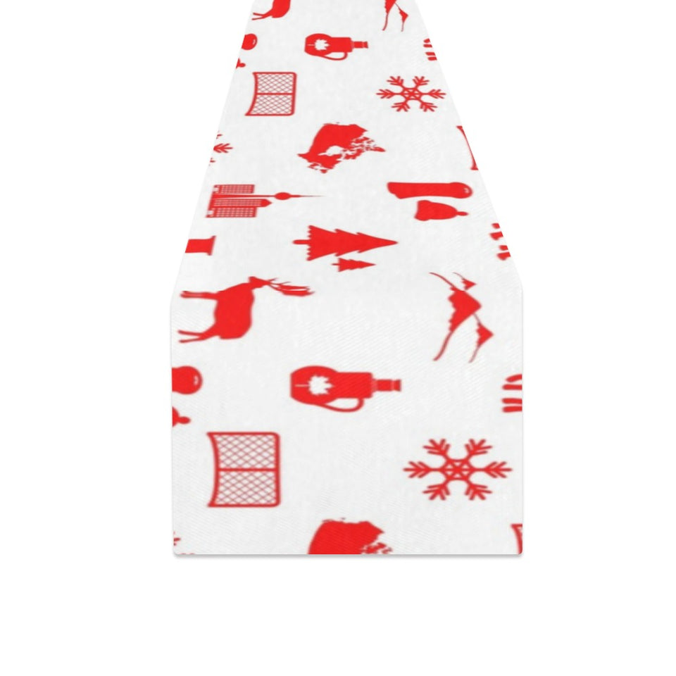 Canada Pattern Print Design 04 Table Runner