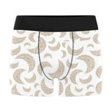 Cool gold moon abstract pattern Men's All Over Print Boxer Briefs Men's Underwear