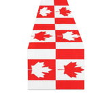 Canada Pattern Print Design 05 Table Runner