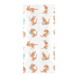 Cute Kangaroo pattern Beach Towel