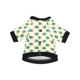 Snail Pattern Print Design 04 All Over Print Pet Dog Round Neck Fuzzy Shirt