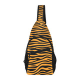 Bengal tigers skin print pattern background All Over Print Chest Bag