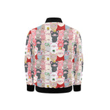 Pig Pattern Print Design 02 Kids' Boys' Girls' Bomber Jacket