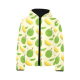Durian pattern Kids' Boys' Girls' Padded Hooded Jacket