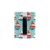 Red White sailboat wave background Morphing Mug Heat Changing Mug