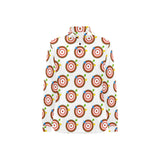 Darts Pattern Print Design 04 Women's Long Sleeve Polo Shirt