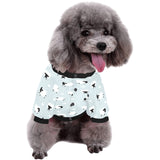 Sheep polka dot cloud pattern All Over Print Pet Dog Round Neck Fuzzy Shirt
