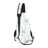 Cute goat design pattern All Over Print Chest Bag