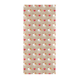 English Bulldog Pattern Print Design 05 Beach Towel