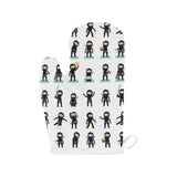 Cute ninja katana sword pattern Heat Resistant Oven Mitts