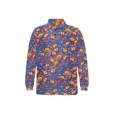 Clown Fish Pattern Print Design 04 Men's Long Sleeve Polo Shirt