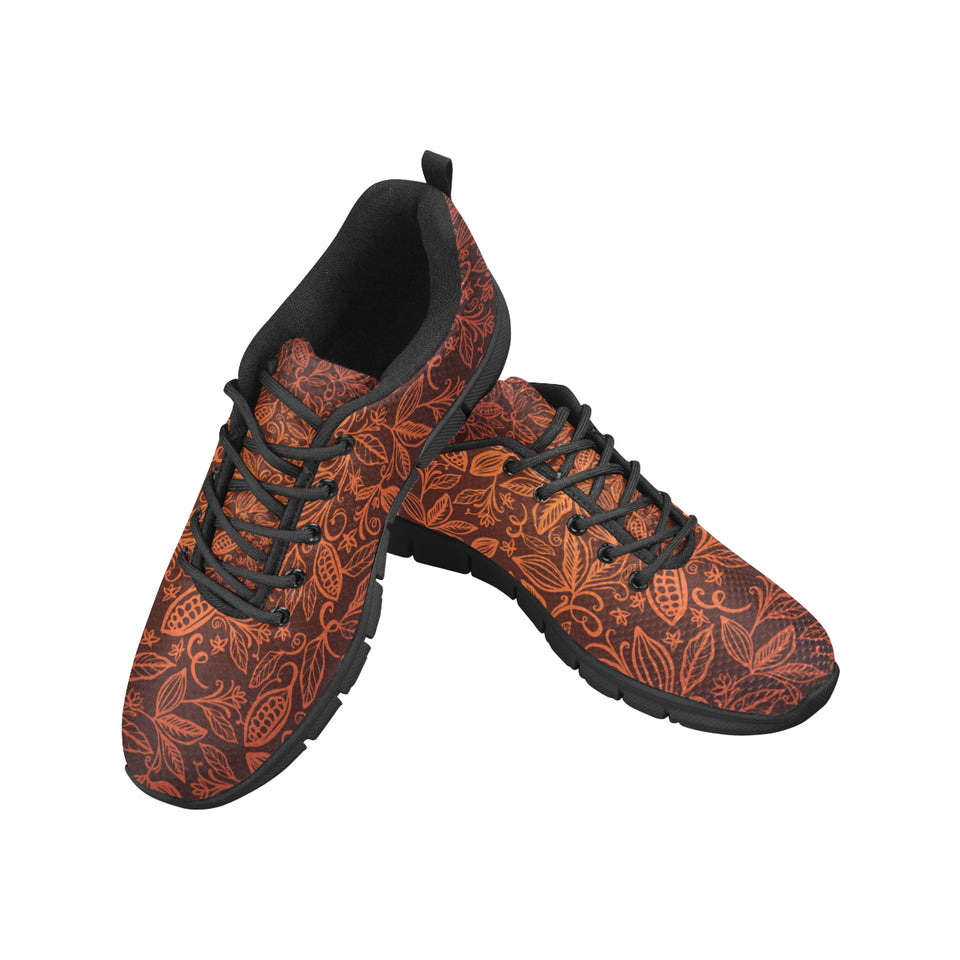 cacao beans tribal polynesian pattern Men's Sneaker Shoes