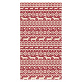 Dachshund Nordic pattern Bath Towel