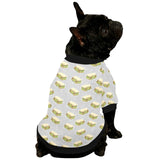 Sandwich Pattern Print Design 05 All Over Print Pet Dog Round Neck Fuzzy Shirt