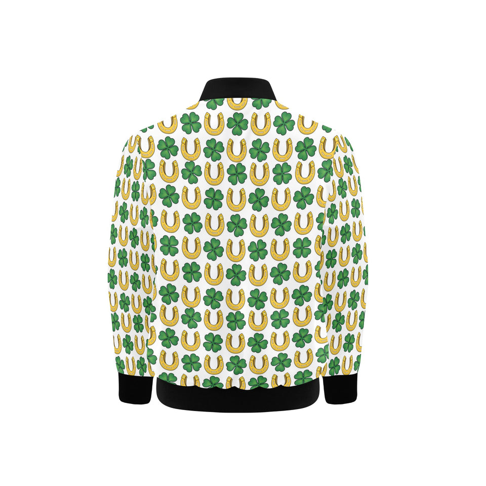 Horseshoes Pattern Print Design 04 Kids' Boys' Girls' Bomber Jacket