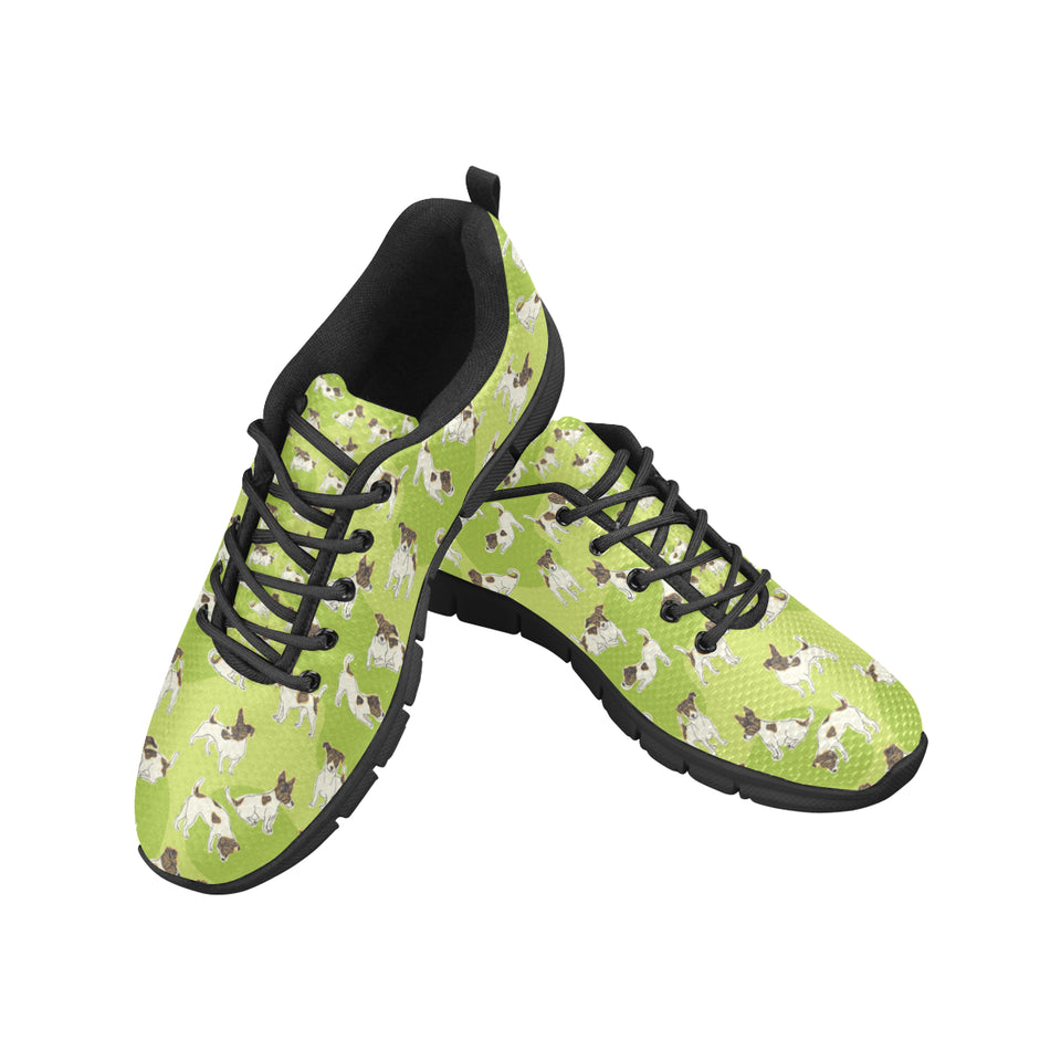 Jack Russel Pattern Print Design 01 Women's Sneaker Shoes