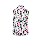 Greyhound Pattern Print Design 02 Men's Padded Vest