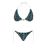 Dragon sea wave pattern Sexy Bikinis Two-Piece Swimsuits