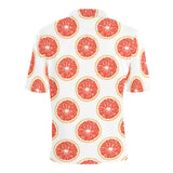 Grapefruit pattern Men's All Over Print Polo Shirt