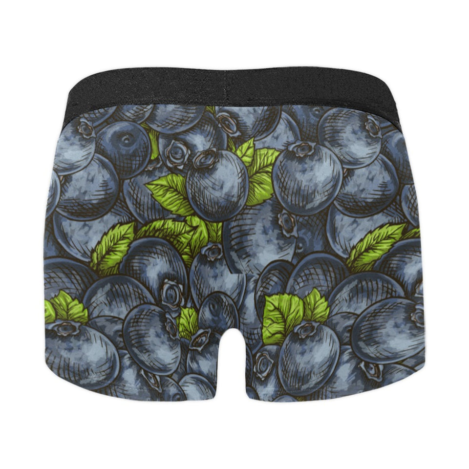 blueberry pattern Men's All Over Print Boxer Briefs Men's Underwear