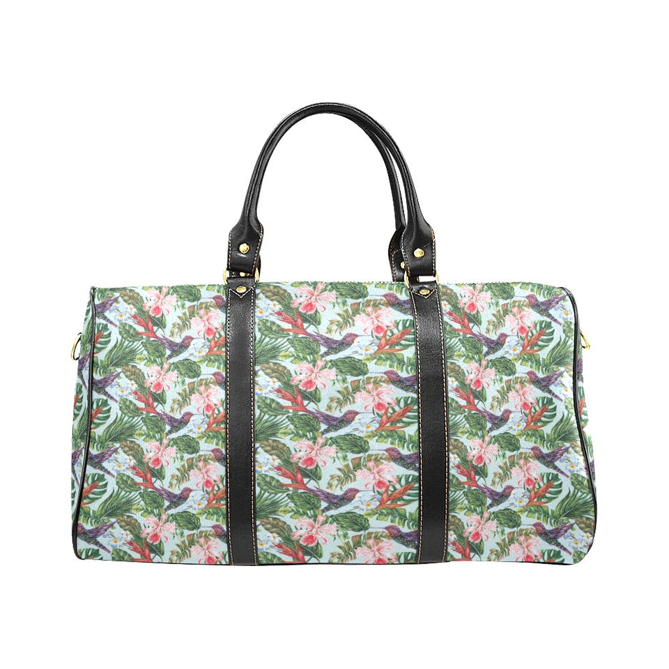 Hummingbird Pattern Print Design 05 Travel Bag
