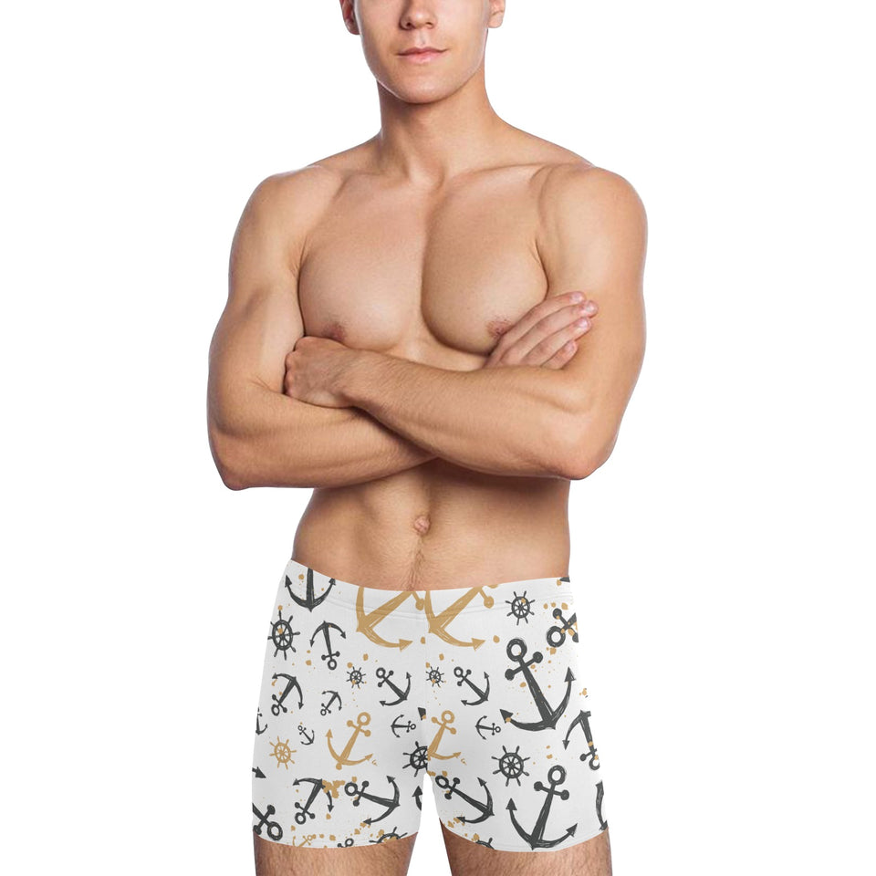 Anchors Rudders pattern Men's Swimming Trunks