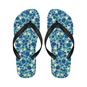 blueberry design pattern Unisex Flip Flops