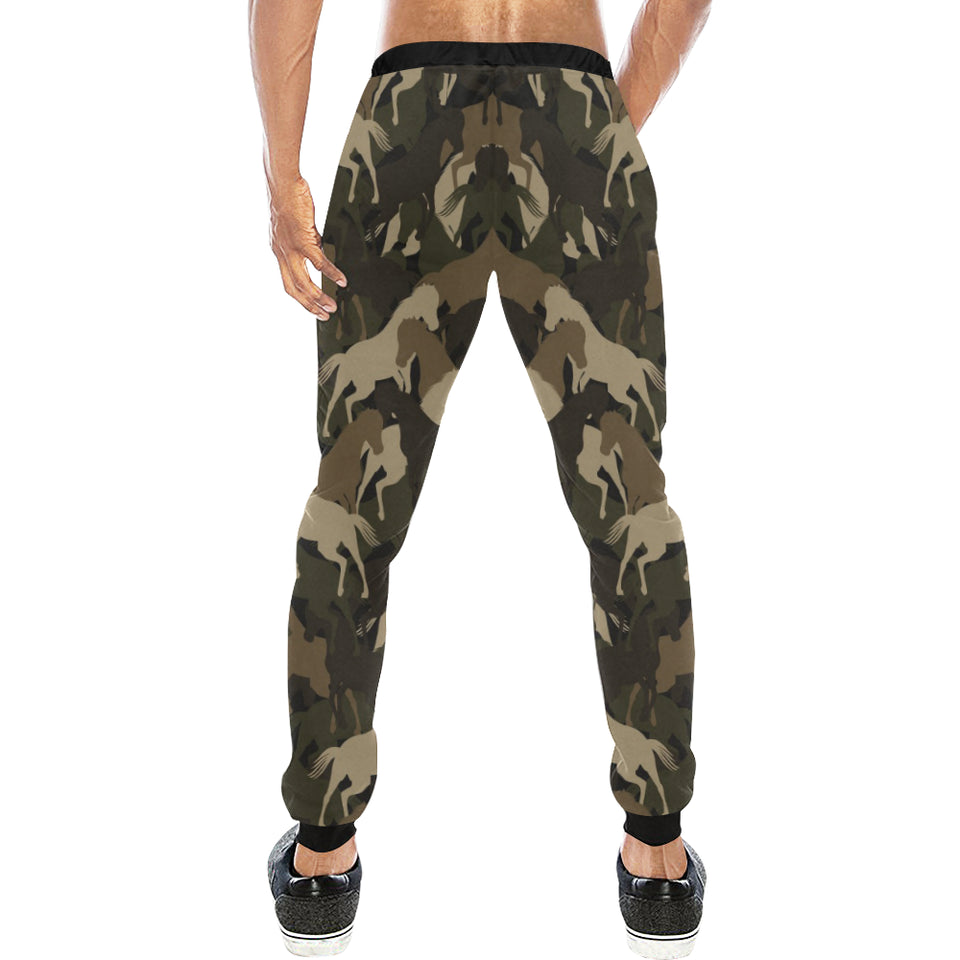 Horse Camouflage Pattern Unisex Casual Sweatpants
