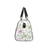 Beautiful pink lotus waterlily leaves pattern Travel Bag