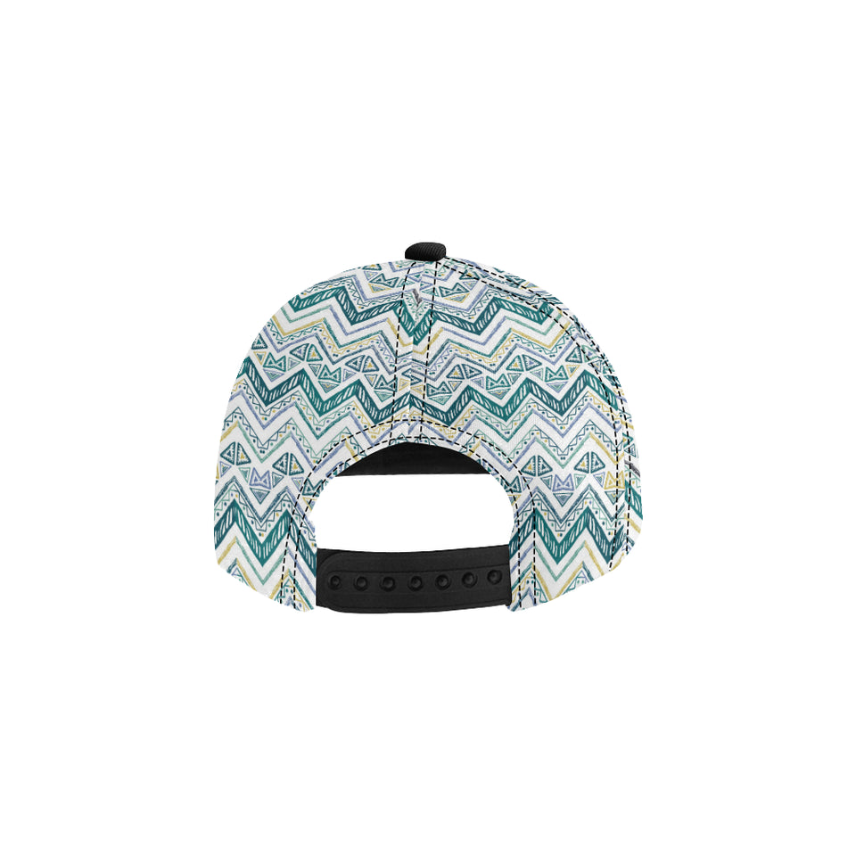 zigzag  chevron paint design pattern All Over Print Snapback Cap