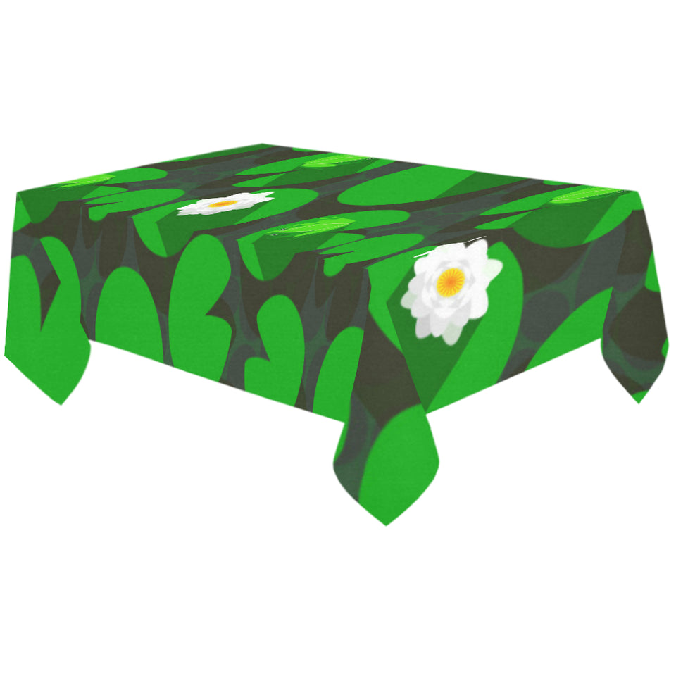 Frog waterlily pattern Tablecloth