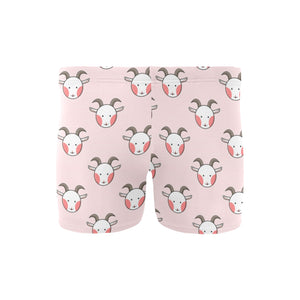 Cute goat pattern Men's Swimming Trunks