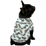 Eagle Pattern Print Design 01 All Over Print Pet Dog Round Neck Fuzzy Shirt