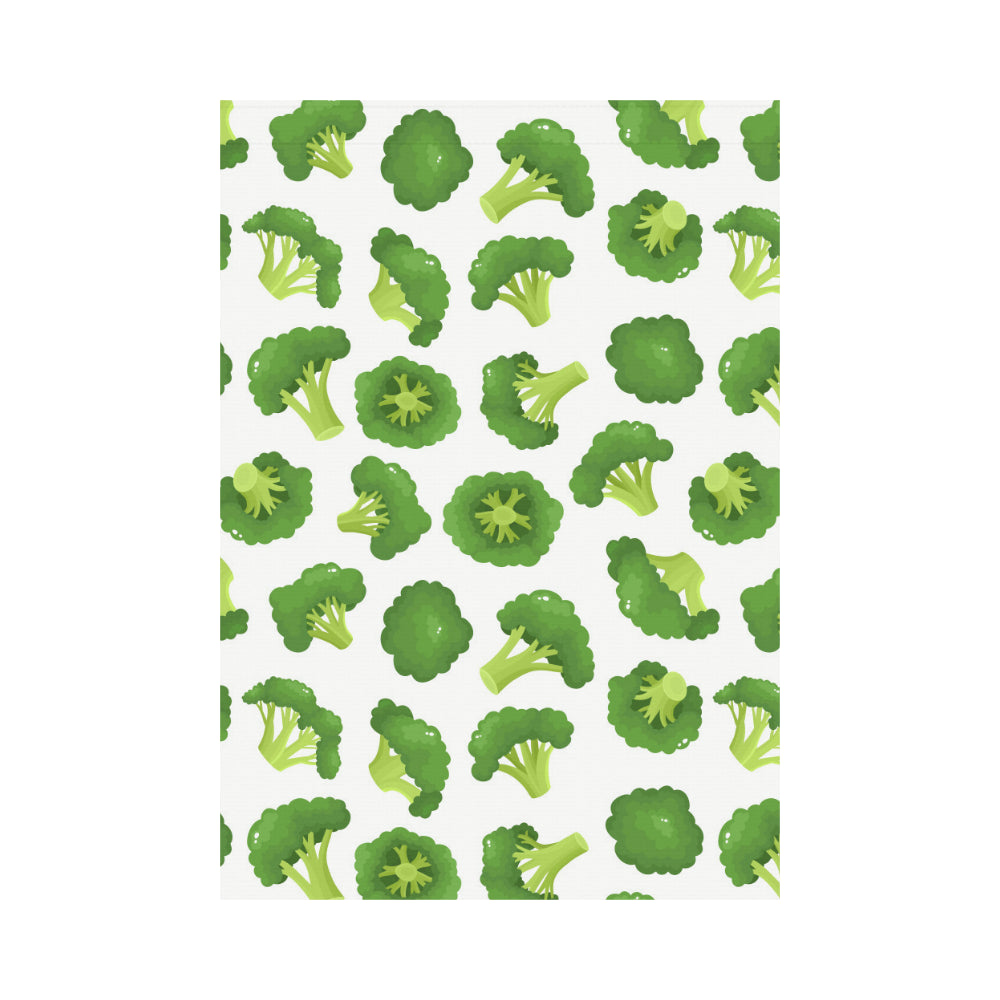 Cute broccoli pattern House Flag Garden Flag