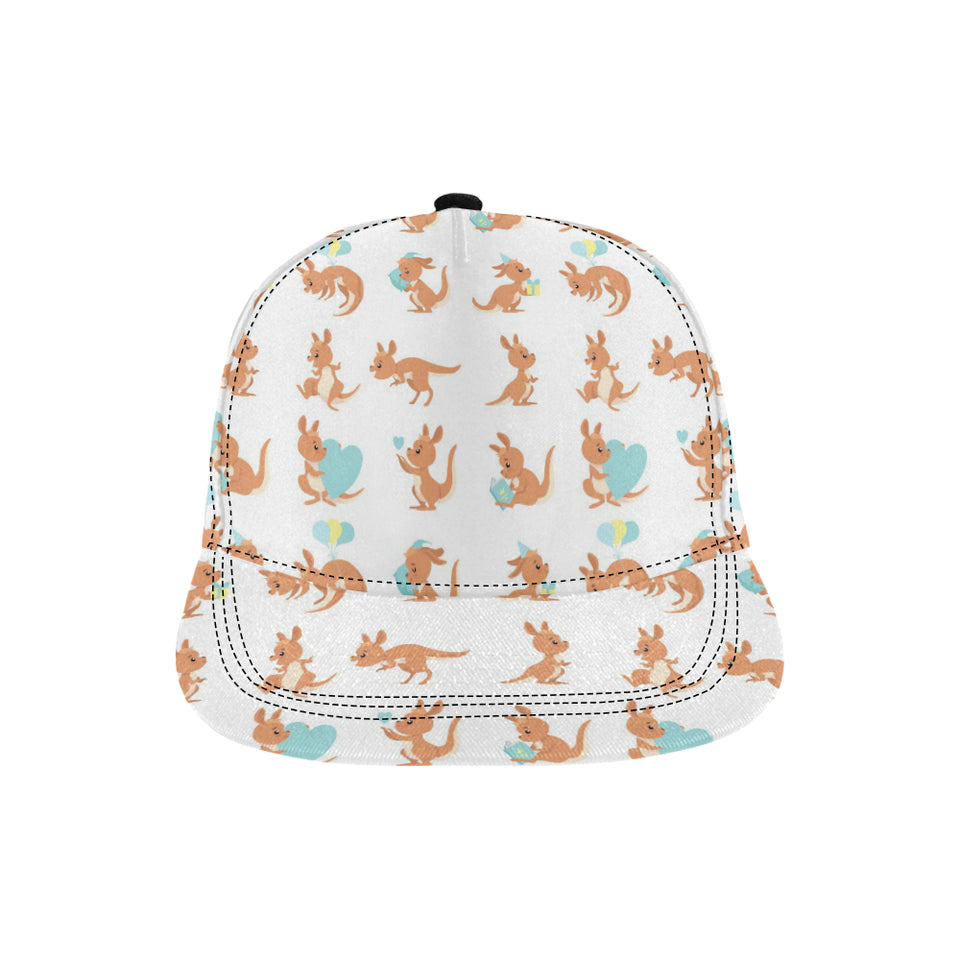 Cute Kangaroo pattern All Over Print Snapback Cap