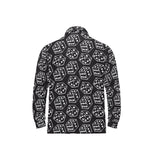 Dice Pattern Print Design 01 Men's Long Sleeve Polo Shirt