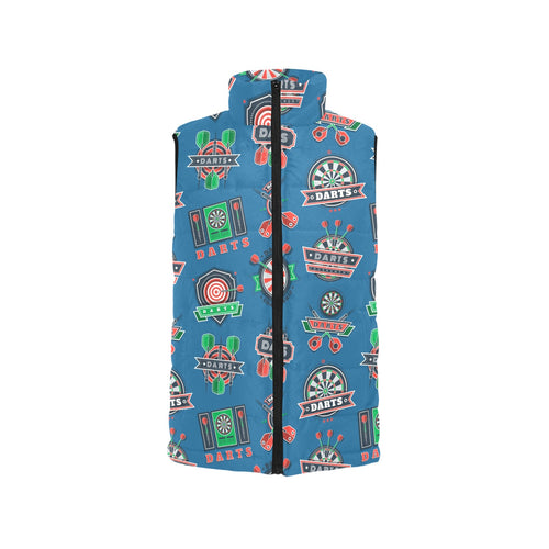 Darts Pattern Print Design 02 Men's Padded Vest