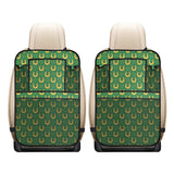 Horseshoes Pattern Print Design 05 Car Seat Back Organizer