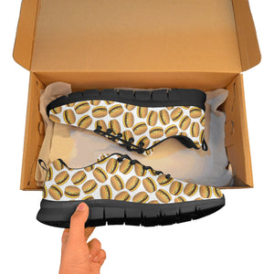 Hamburger Pattern Print Design 03 Women's Sneaker Shoes