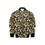 Goldfish Pattern Print Design 01 Kids' Boys' Girls' Bomber Jacket