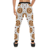 chocolate chip cookie pattern Unisex Casual Sweatpants