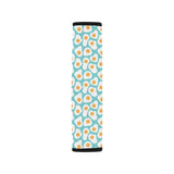 Fried Eggs Pattern Print Design 04 Car Seat Belt Cover