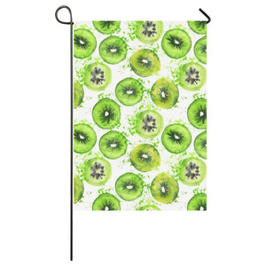 Watercolor kiwi pattern House Flag Garden Flag