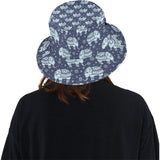 Elephant tribal design pattern Unisex Bucket Hat