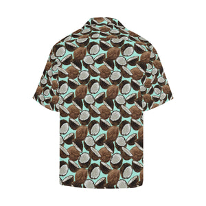 Coconut Pattern Print Design 03 Men's All Over Print Hawaiian Shirt (Model T58)